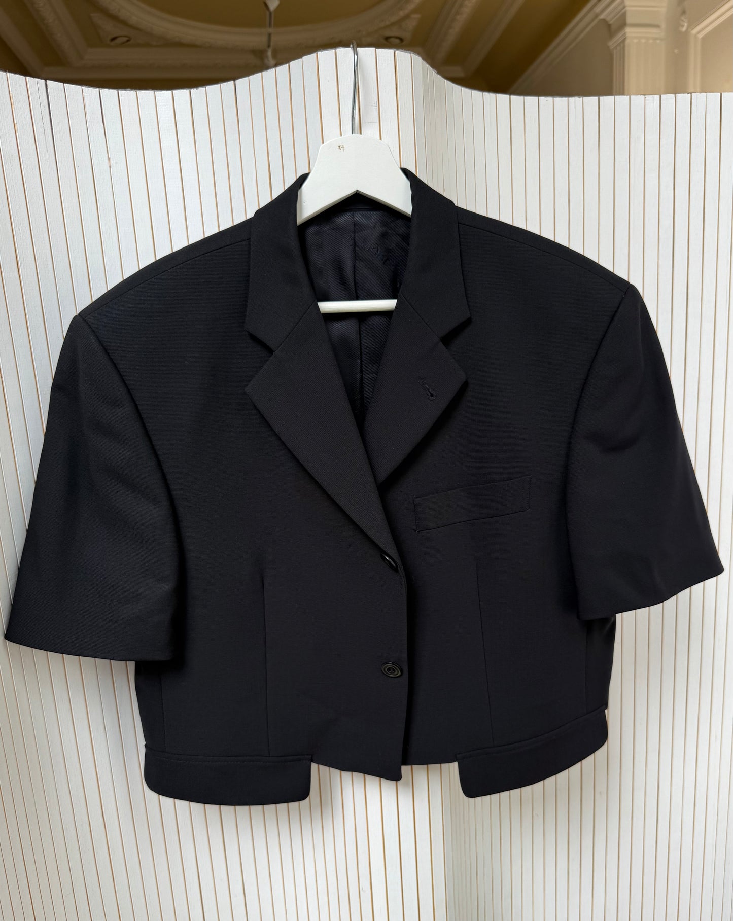 Short sleeve blazer