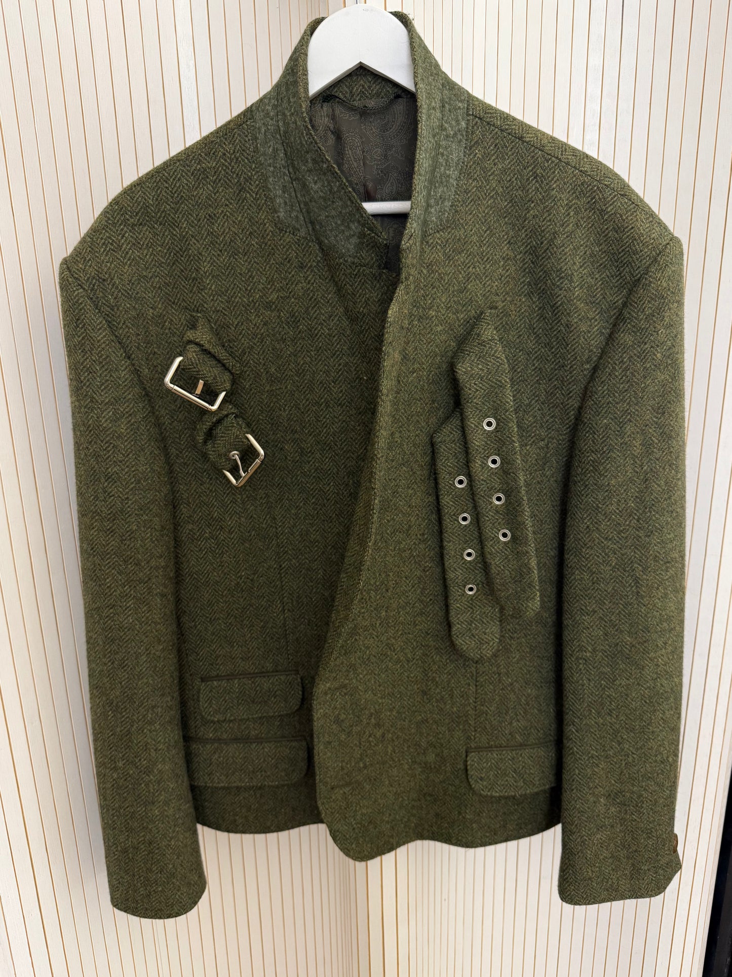 Buckle blazer jacket