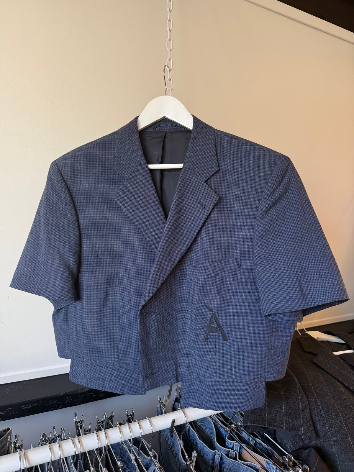 Short sleeve blazer