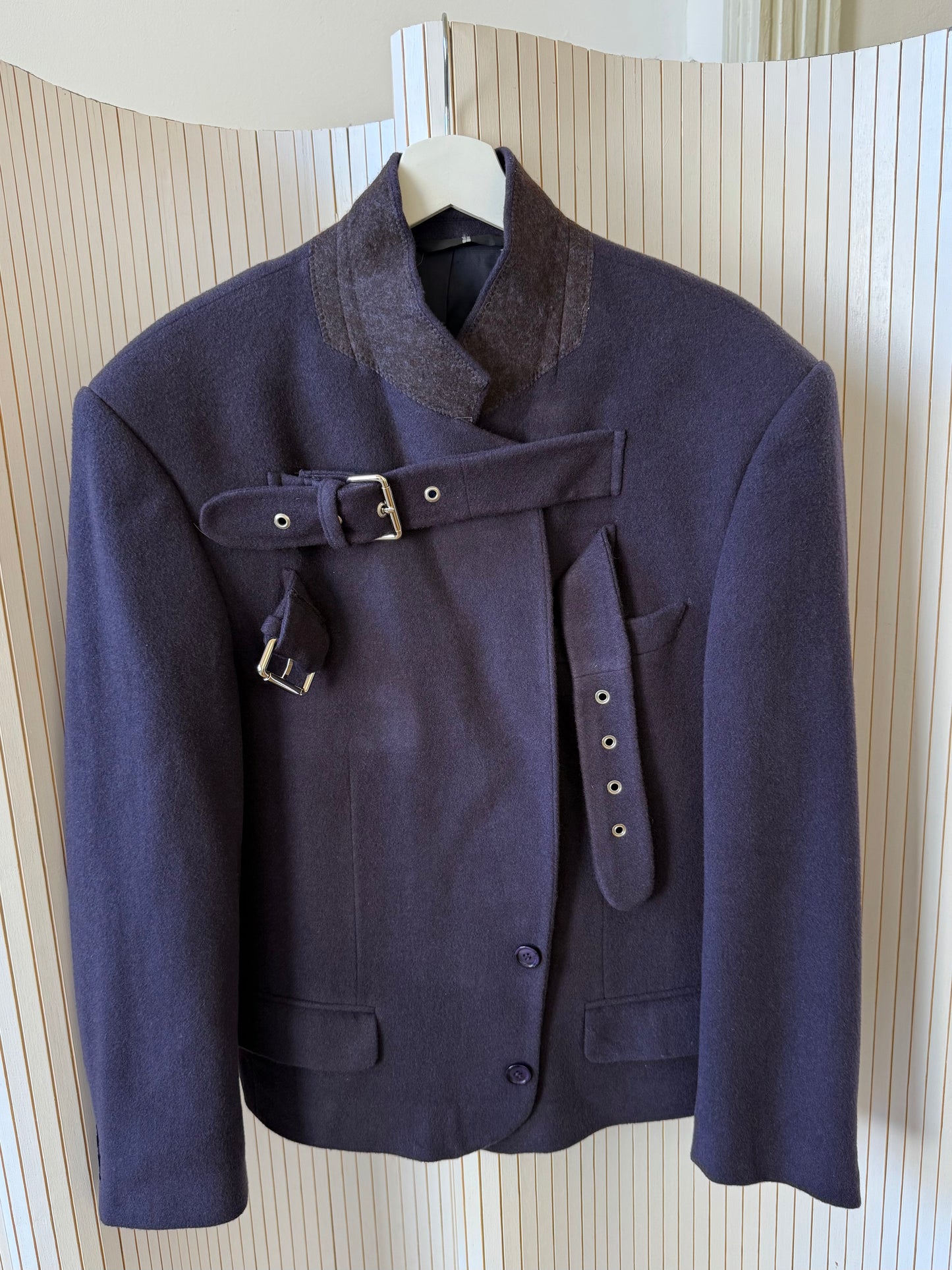 Buckle blazer jacket