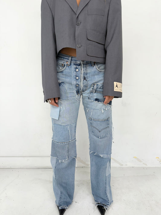 Recreated jeans