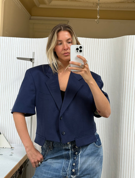 Short sleeve blazer