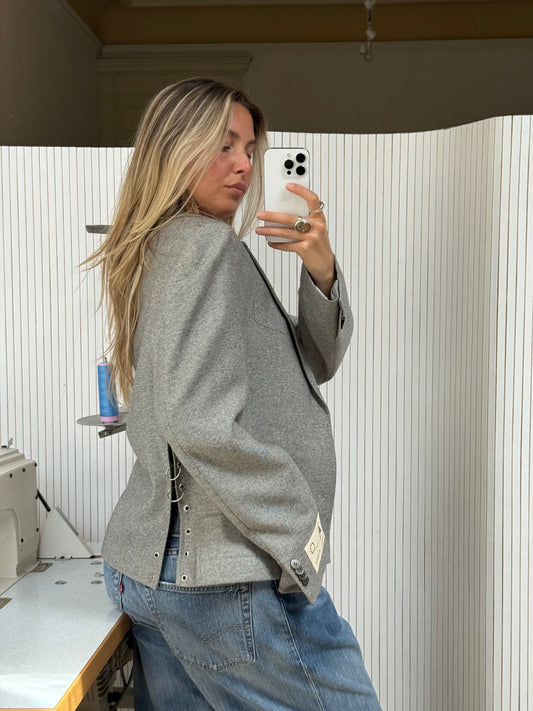 Fitted split blazer