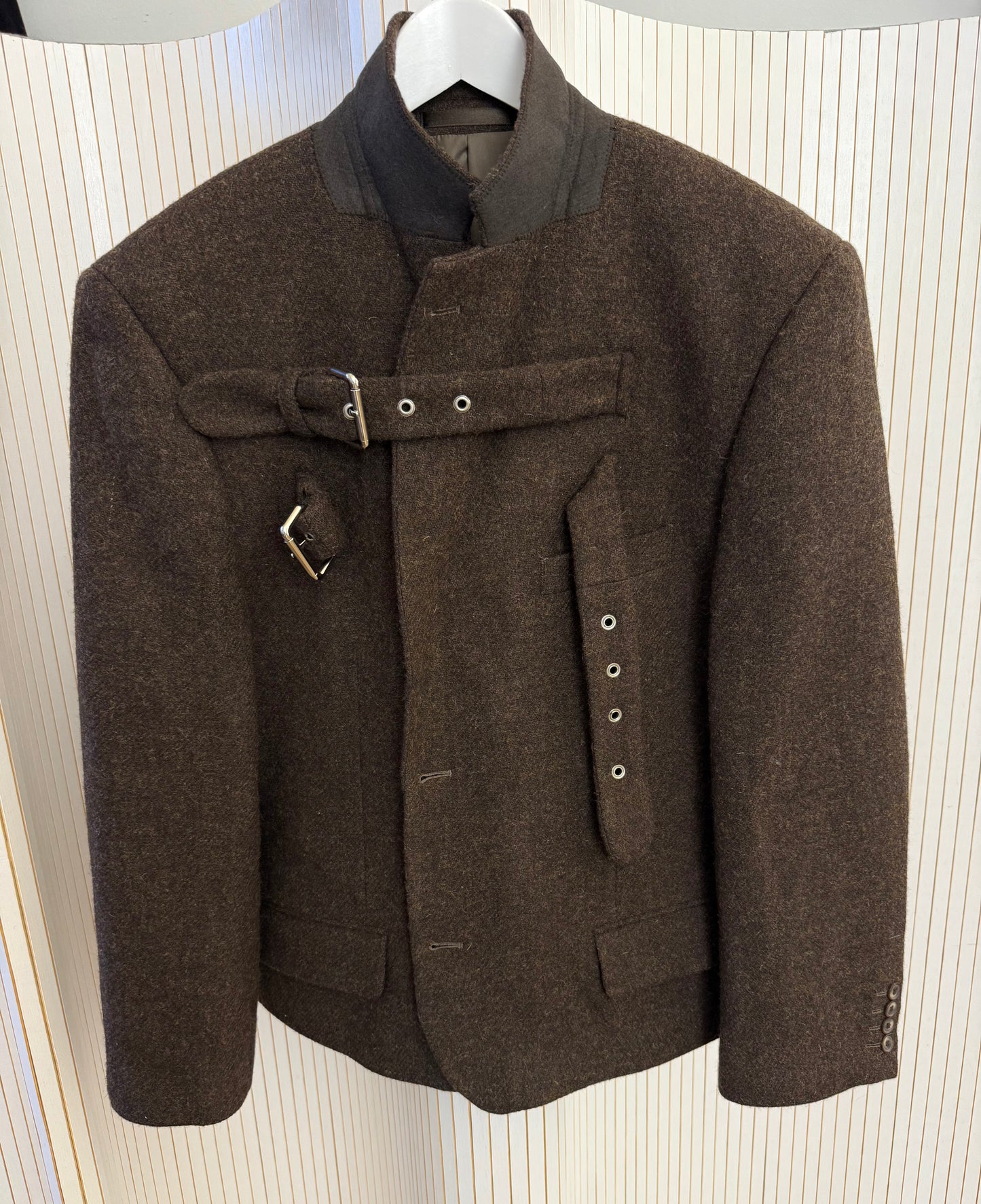 Buckle blazer jacket