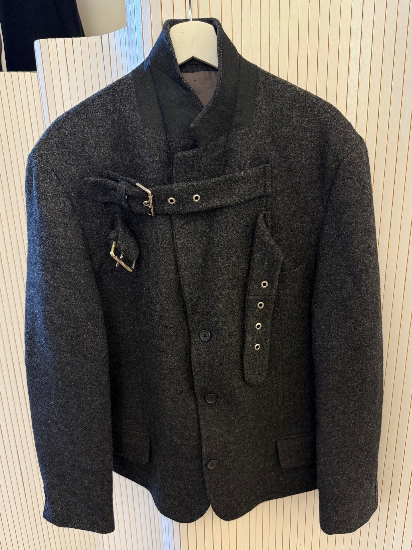 Buckle blazer jacket