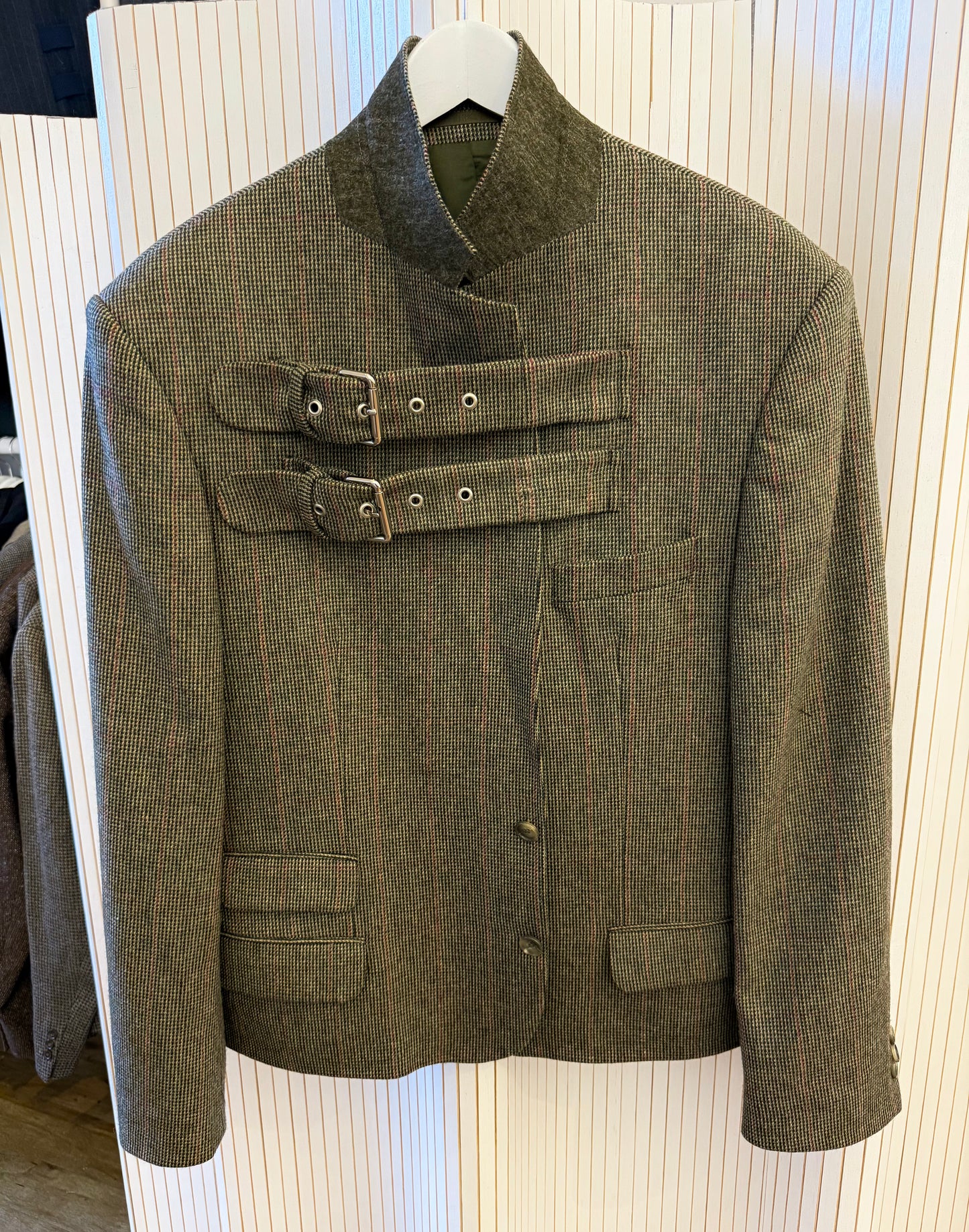 Buckle blazer jacket