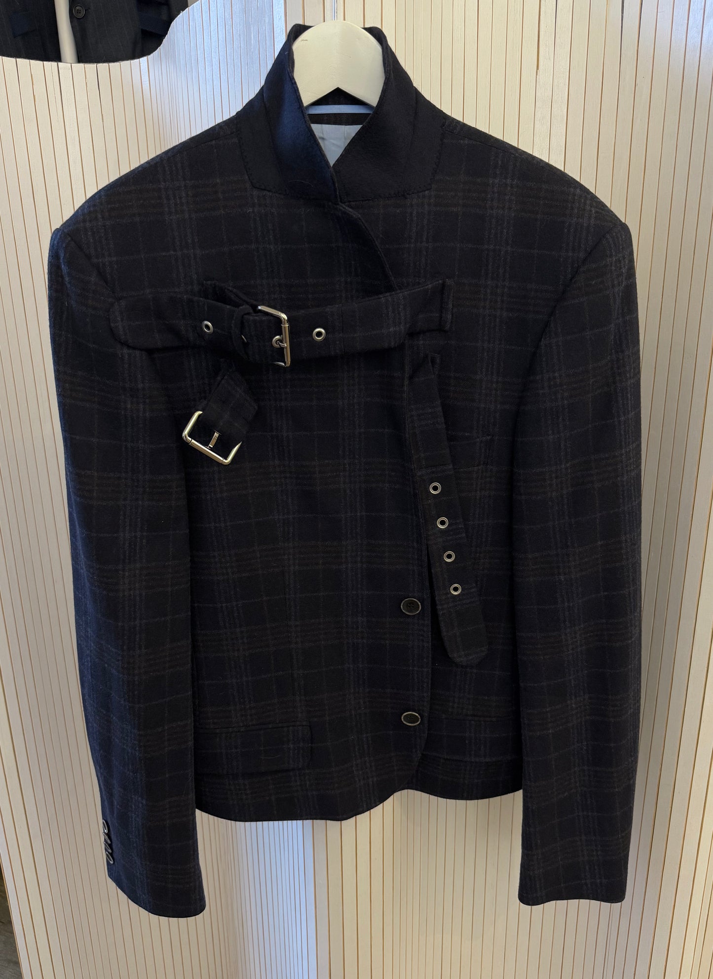 Buckle blazer jacket