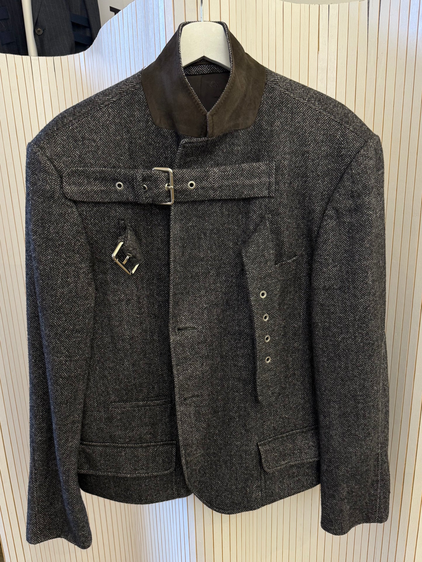 Buckle blazer jacket