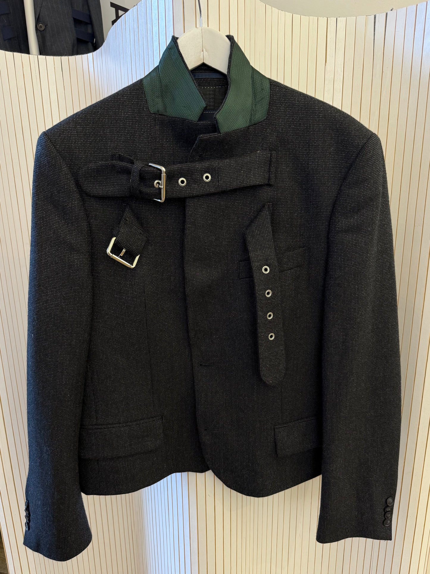 Buckle blazer jacket