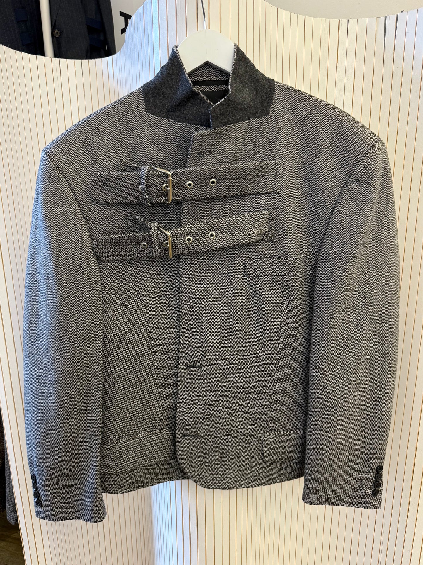 Buckle blazer jacket