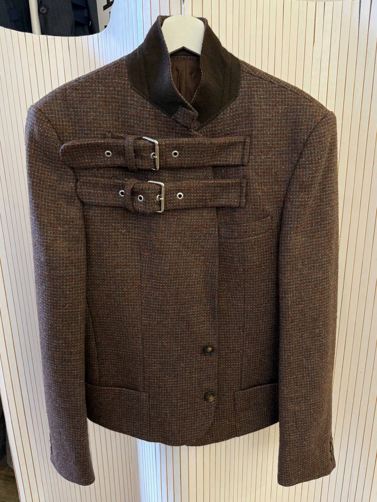 Buckle blazer jacket