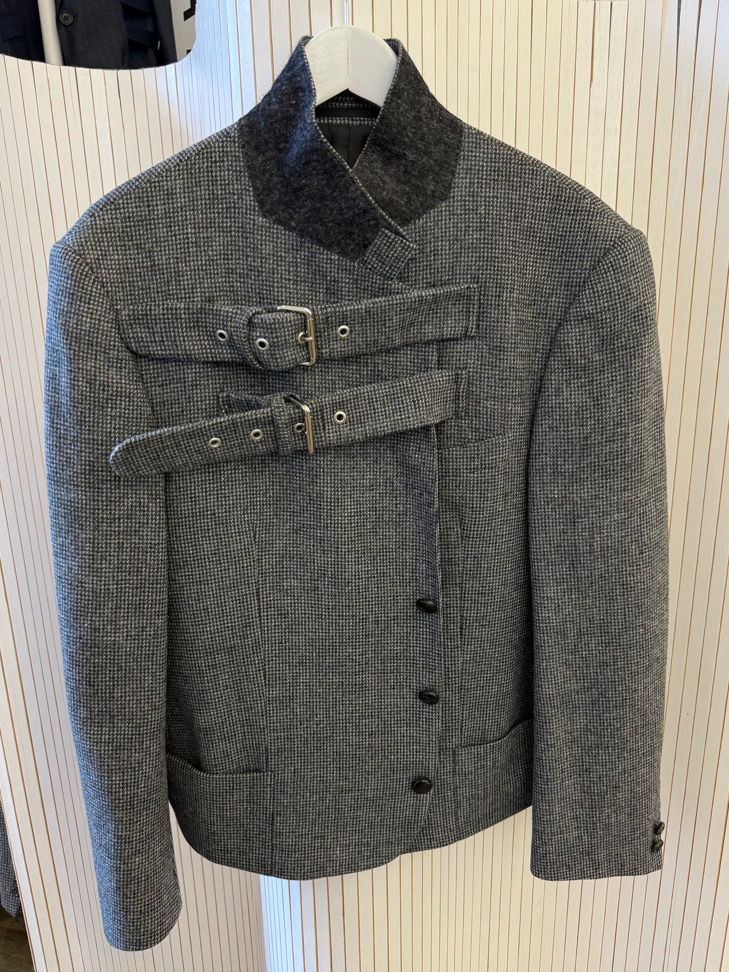 Buckle blazer jacket