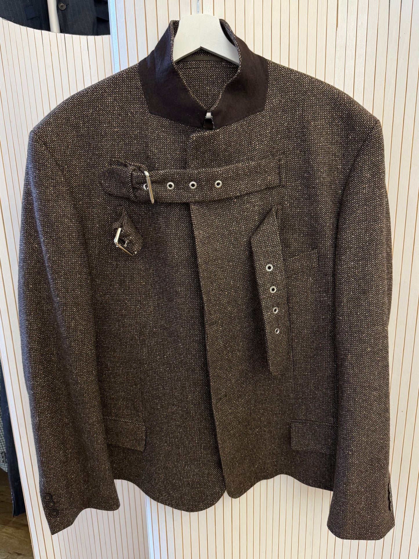 Buckle blazer jacket