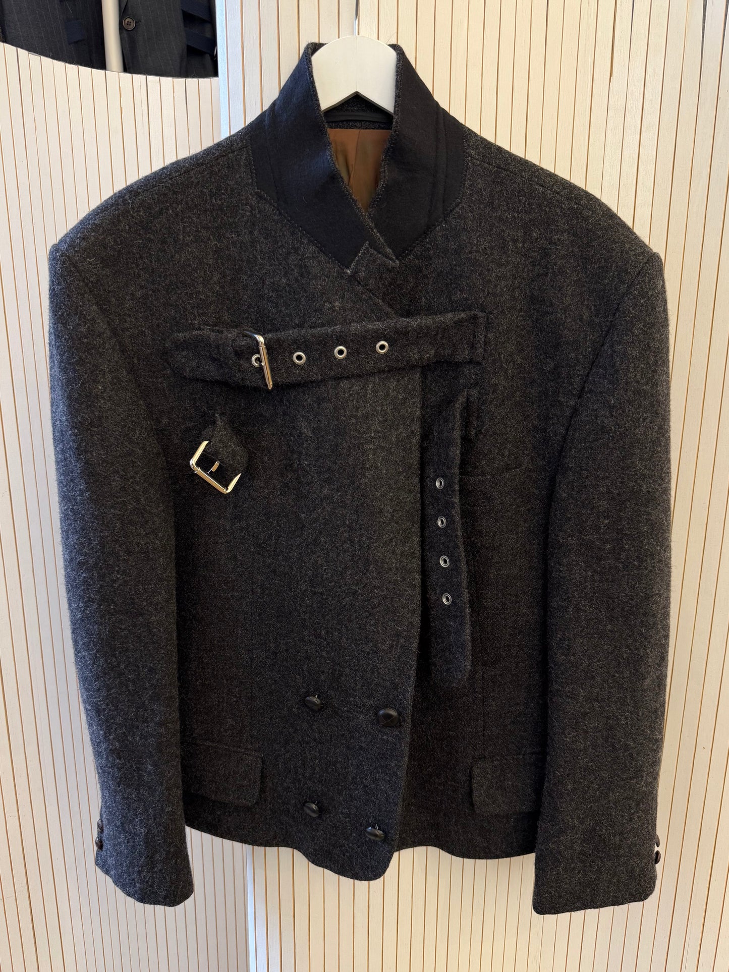 Buckle blazer jacket